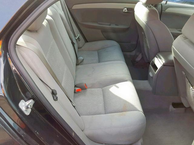 1G1ZB5EB5AF249989 - 2010 CHEVROLET MALIBU LS BLACK photo 6