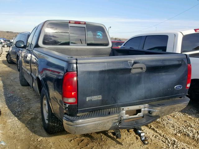 1FTZX1761WNB81771 - 1998 FORD F150 BLACK photo 3