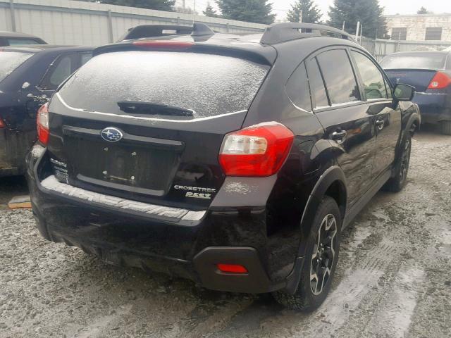 JF2GPAKC6H8222001 - 2017 SUBARU CROSSTREK BLACK photo 4