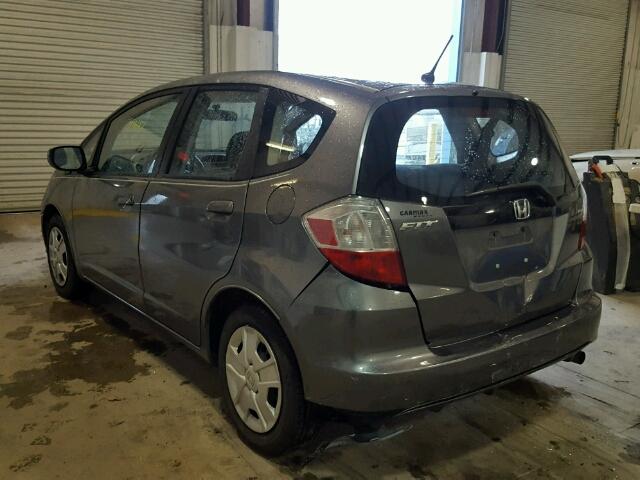 JHMGE8H32DC082555 - 2013 HONDA FIT CHARCOAL photo 3