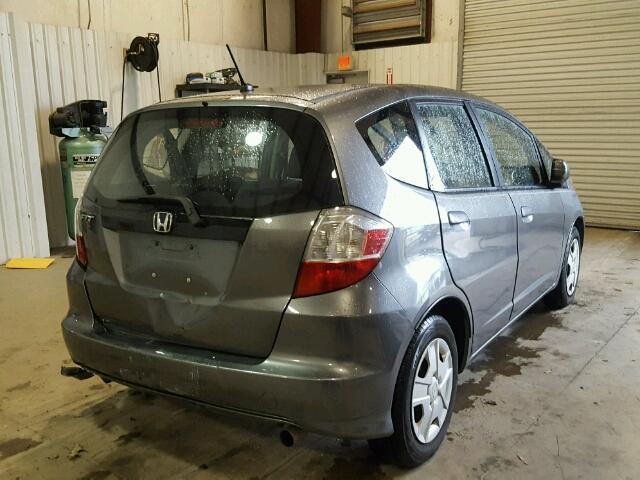 JHMGE8H32DC082555 - 2013 HONDA FIT CHARCOAL photo 4