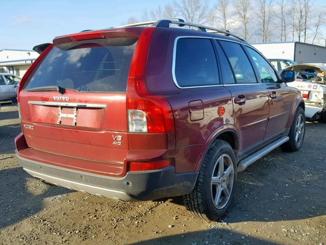 YV4CZ852071346112 - 2007 VOLVO XC90 V8 BURGUNDY photo 4