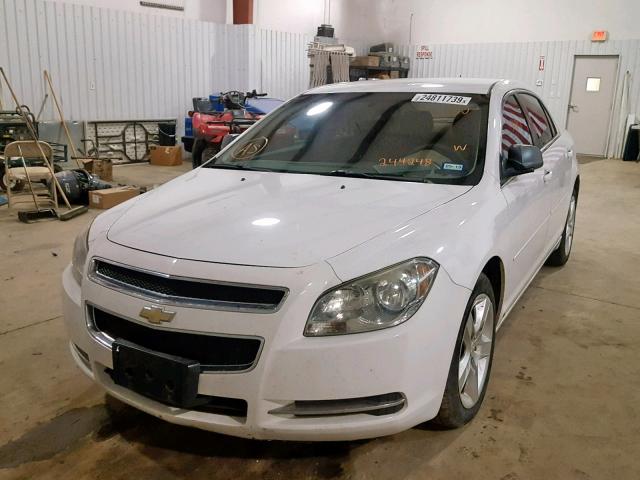 1G1ZG57B19F244248 - 2009 CHEVROLET MALIBU LS WHITE photo 2