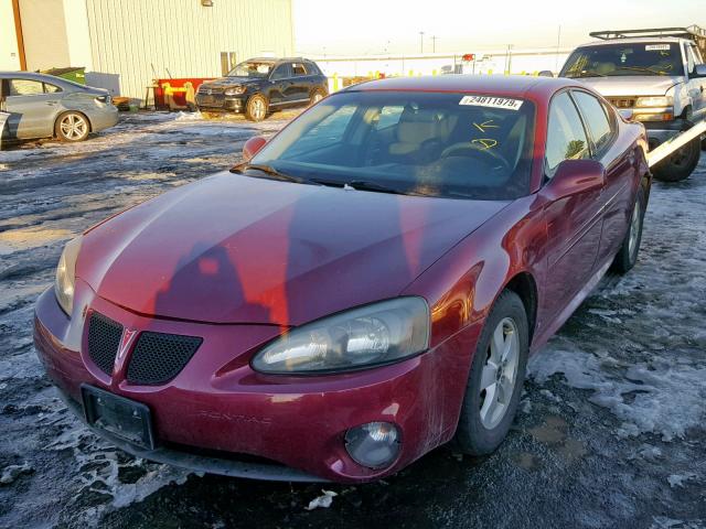 2G2WP552561208888 - 2006 PONTIAC GRAND PRIX MAROON photo 2