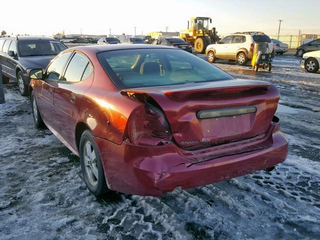 2G2WP552561208888 - 2006 PONTIAC GRAND PRIX MAROON photo 3