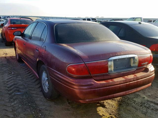 1G4HP52K844127082 - 2004 BUICK LESABRE CU MAROON photo 3