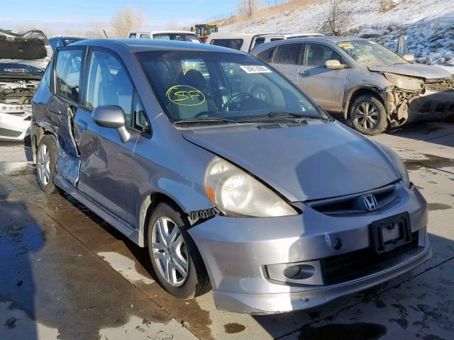 JHMGD38688S028916 - 2008 HONDA FIT SPORT SILVER photo 1