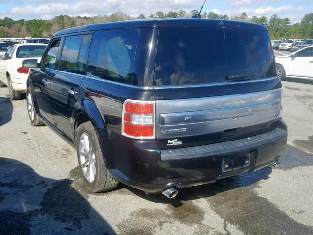 2FMGK5D84DBD04874 - 2013 FORD FLEX LIMIT BLACK photo 3