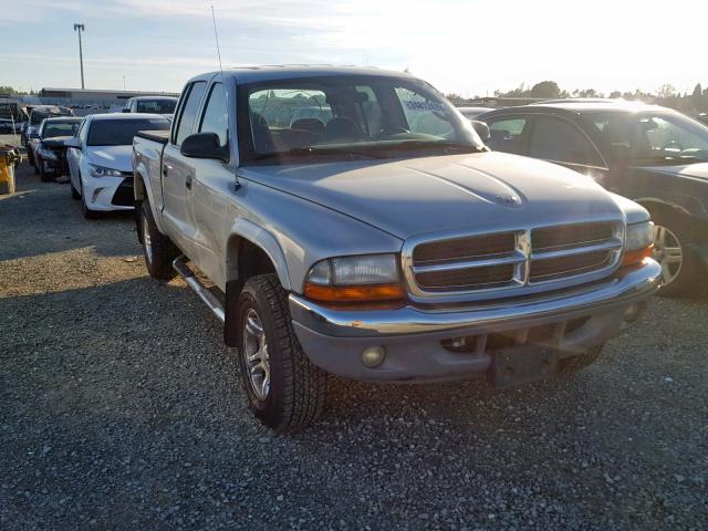 1D7HG48N93S101073 - 2003 DODGE DAKOTA QUA SILVER photo 1