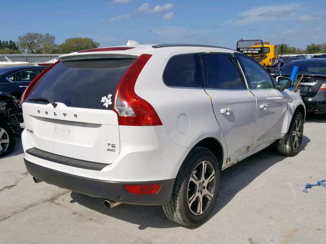 YV4902DZ5C2293296 - 2012 VOLVO XC60 T6 WHITE photo 4