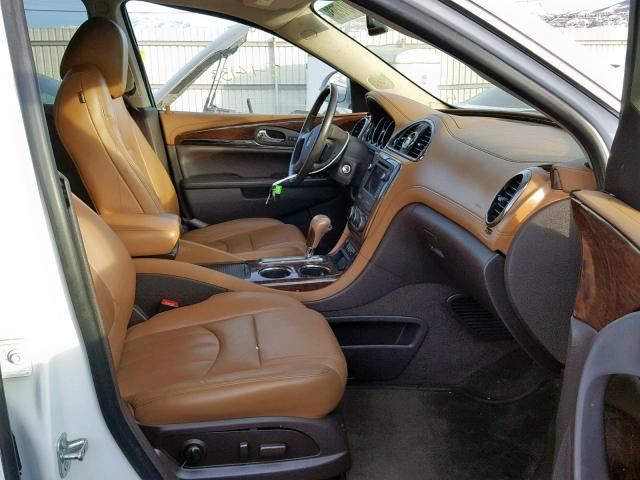 5GAKRBKD6HJ143410 - 2017 BUICK ENCLAVE WHITE photo 5