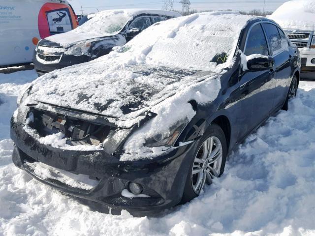 JN1CV6AR6DM766329 - 2013 INFINITI G37 BLACK photo 2