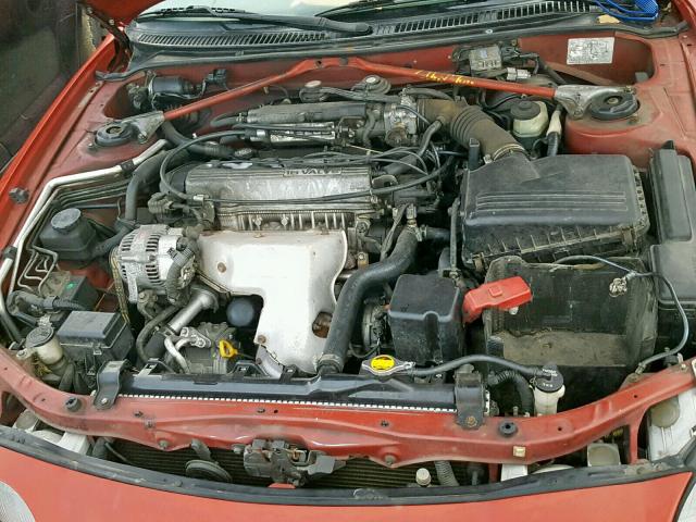 JT5FG02T8X0052561 - 1999 TOYOTA CELICA GT RED photo 7