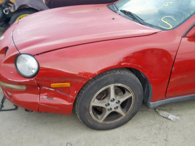 JT5FG02T8X0052561 - 1999 TOYOTA CELICA GT RED photo 9