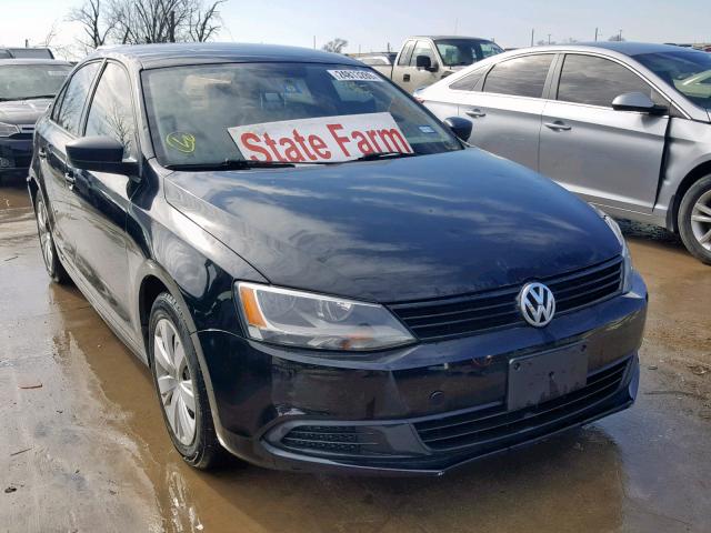 3VW2K7AJ5EM330950 - 2014 VOLKSWAGEN JETTA BASE 黑色 照片 1