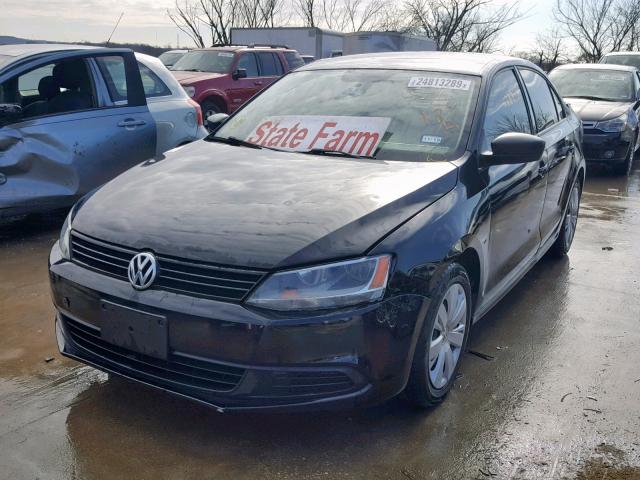 3VW2K7AJ5EM330950 - 2014 VOLKSWAGEN JETTA BASE 黑色 照片 2