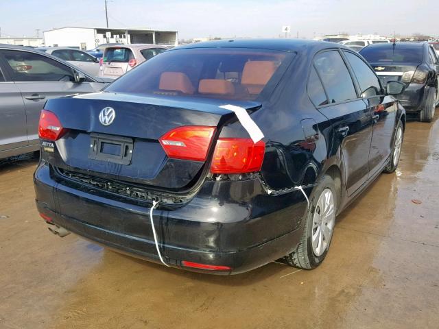 3VW2K7AJ5EM330950 - 2014 VOLKSWAGEN JETTA BASE 黑色 照片 4