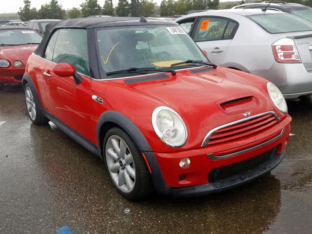 WMWRH33546TK57255 - 2006 MINI COOPER S RED photo 1