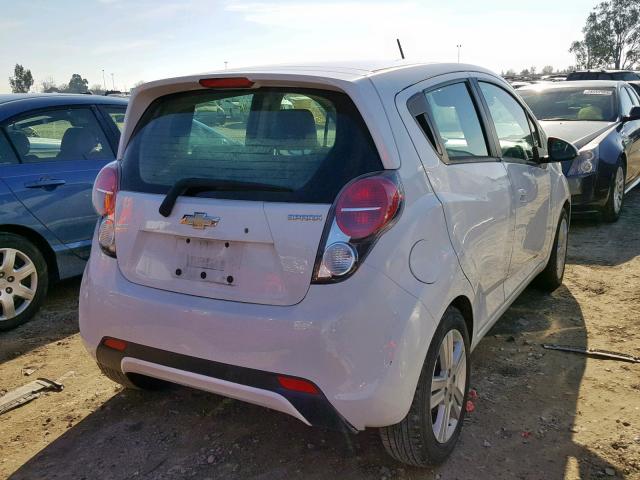 KL8CB6S96FC744563 - 2015 CHEVROLET SPARK LS WHITE photo 4