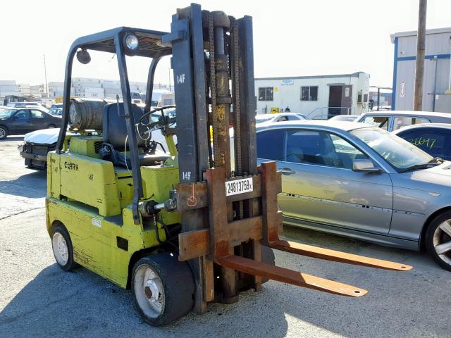 15225 - 1990 CLARK FORKLIFT FORKLIFT Зелений фото 1