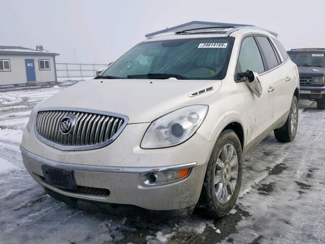 5GAKVCED5CJ105169 - 2012 BUICK ENCLAVE WHITE photo 2