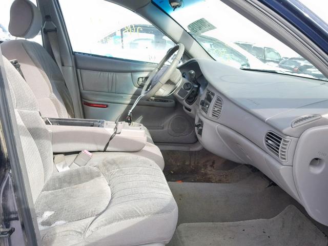 2G4WS52J631275335 - 2003 BUICK CENTURY CU BLUE photo 5