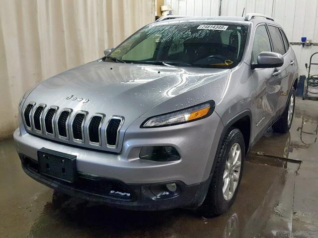 1C4PJMCB8FW584248 - 2015 JEEP CHEROKEE L SILVER photo 2