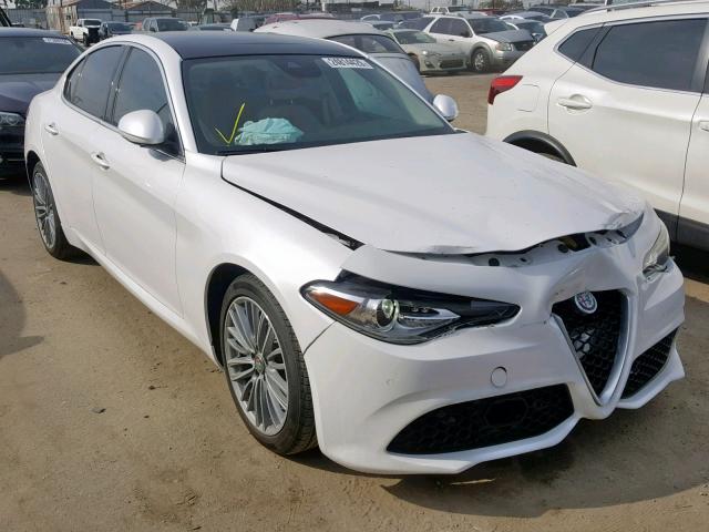 ZARFAMBN8K7600045 - 2019 ALFA ROMEO GIULIA TI WHITE photo 1