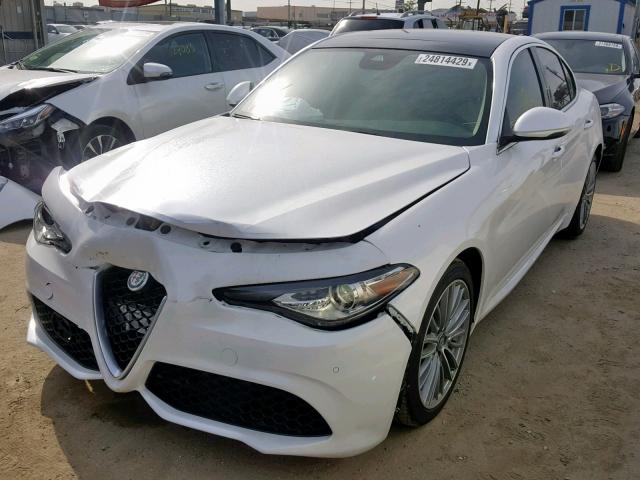 ZARFAMBN8K7600045 - 2019 ALFA ROMEO GIULIA TI WHITE photo 2