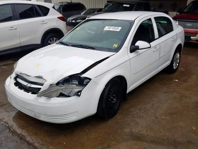 1G1AD5F52A7109277 - 2010 CHEVROLET COBALT 1LT WHITE photo 2