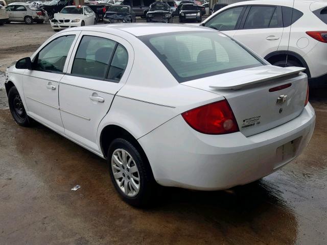 1G1AD5F52A7109277 - 2010 CHEVROLET COBALT 1LT WHITE photo 3