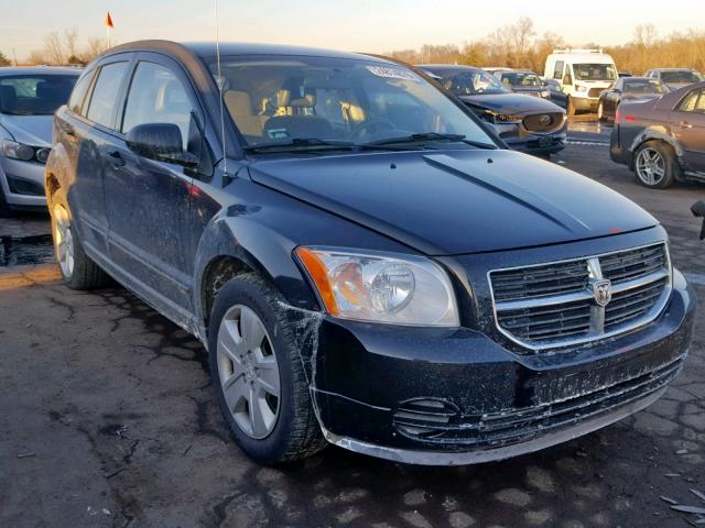 1B3HB48B67D353941 - 2007 DODGE CALIBER SX BLACK photo 1