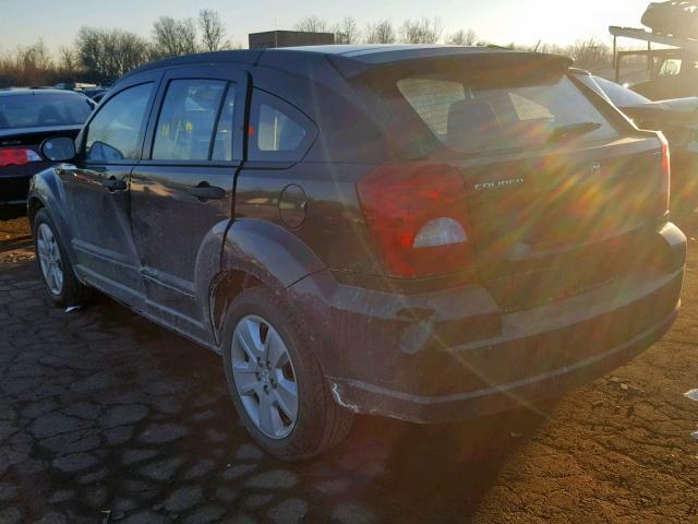 1B3HB48B67D353941 - 2007 DODGE CALIBER SX BLACK photo 3