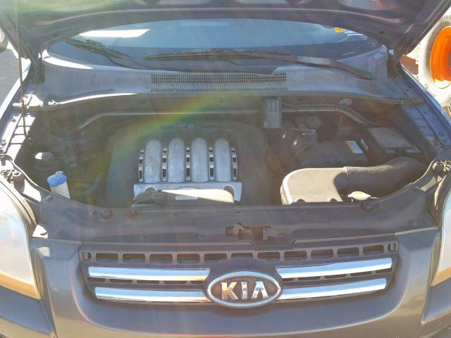 KNDJF723X67148109 - 2006 KIA NEW SPORTA BLUE photo 7