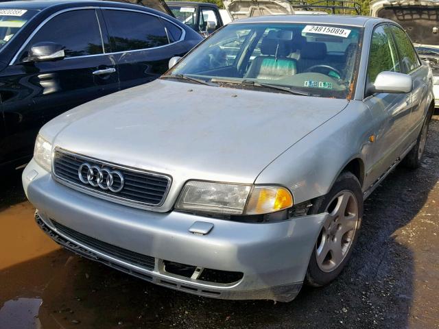 WAUED28D5WA119272 - 1998 AUDI A4 2.8 QUA SILVER photo 2