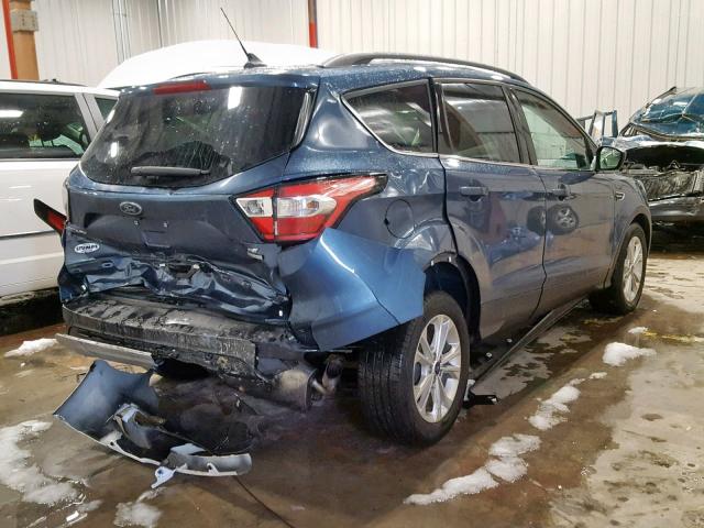 1FMCU0GD9JUC17420 - 2018 FORD ESCAPE SE BLUE photo 4