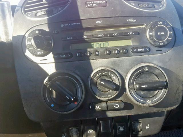 3VWRF31Y58M409631 - 2008 VOLKSWAGEN NEW BEETLE Qırmızı foto 9