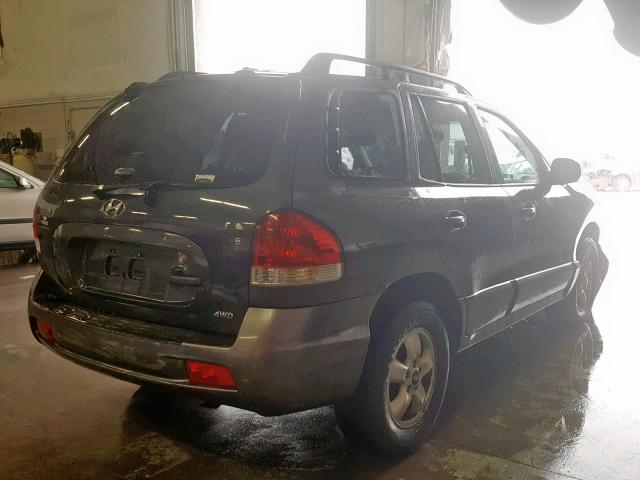 KM8SC73D85U988535 - 2005 HYUNDAI SANTA FE G 石墨色 照片 4