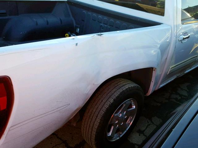1GCDSCFE9C8114939 - 2012 CHEVROLET COLORADO L WHITE photo 9