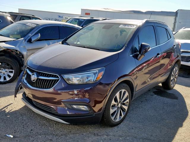 KL4CJBSBXHB094595 - 2017 BUICK ENCORE PRE MAROON photo 2