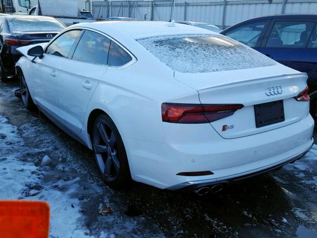 WAUB4CF59JA083857 - 2018 AUDI S5 PREMIUM WHITE photo 3