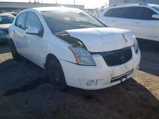 3N1AB61E78L712468 - 2008 NISSAN SENTRA 2.0 WHITE photo 1