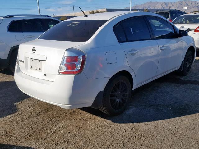 3N1AB61E78L712468 - 2008 NISSAN SENTRA 2.0 WHITE photo 4