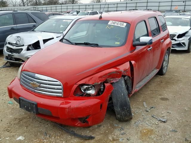 3GNCA53VX9S591496 - 2009 CHEVROLET HHR LT RED photo 2