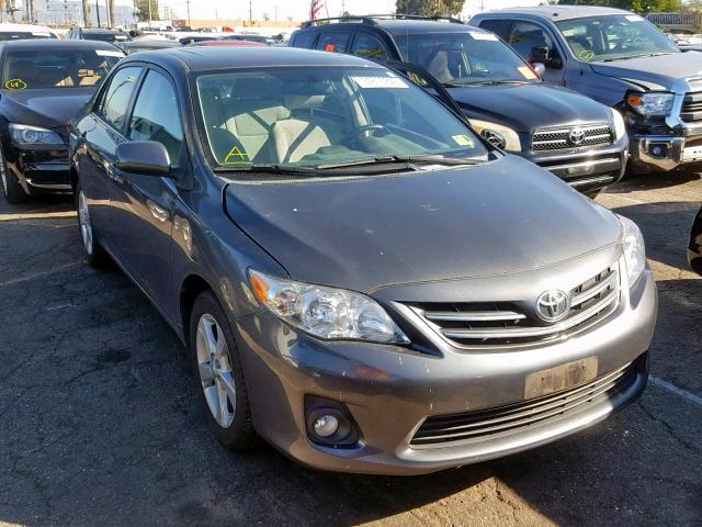 2T1BU4EE6DC961335 - 2013 TOYOTA COROLLA BA GRAY photo 1