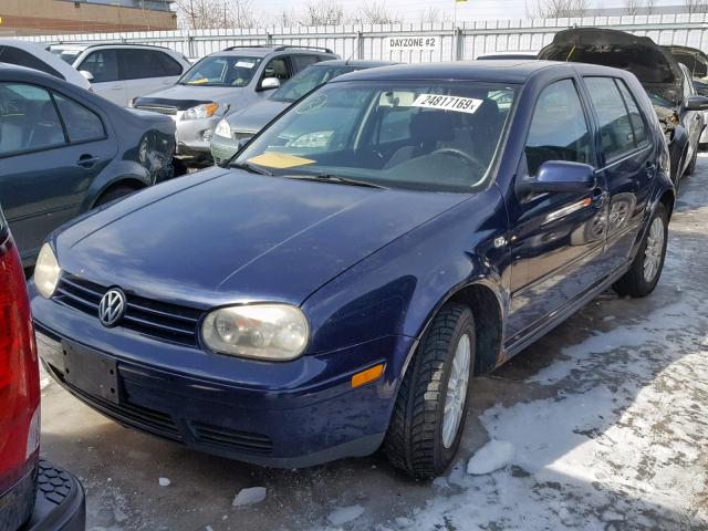 9BWGK21J534041125 - 2003 VOLKSWAGEN GOLF GLS BLUE photo 2