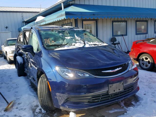 2C4RC1DG1HR517756 - 2017 CHRYSLER PACIFICA T BLUE photo 1