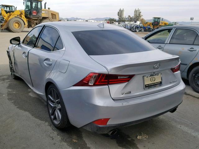 JTHBE1D22F5018103 - 2015 LEXUS IS 350 SILVER photo 3