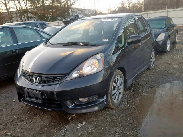 JHMGE8H52DC013933 - 2013 HONDA FIT SPORT BLACK photo 2