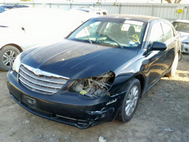 1C3LC46K18N188972 - 2008 CHRYSLER SEBRING LX BLACK photo 2